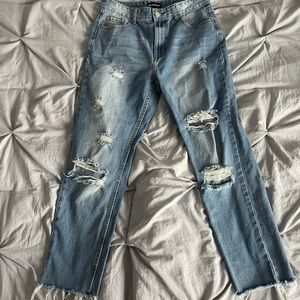 Light blue mom jeans from pretty little thing
